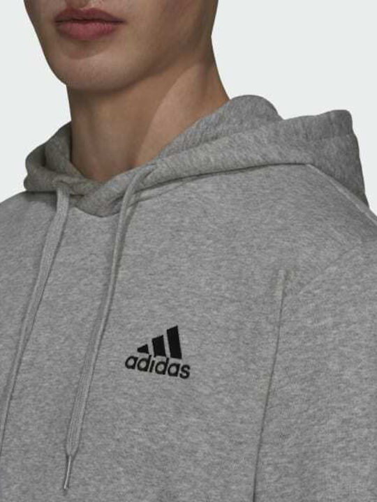 Essentials Sweatshirt with Hood Gray