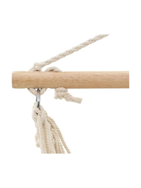 vidaXL Single Hammock Cream 185x125cm