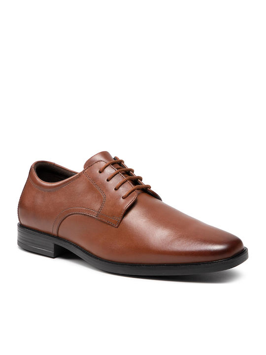 Clarks Howard Walk Men's Leather Dress Shoes Brown