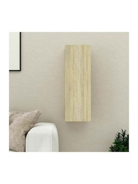 Hanging Living Room Cabinet Made of Particle Board Sonoma Oak 30.5x30x90cm