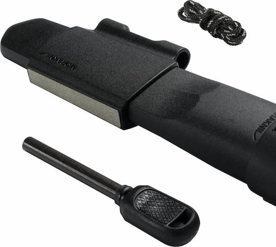 Morakniv Garberg SchwarzBlade (C) Überleben Set Messer Schwarz mit Lederhülle