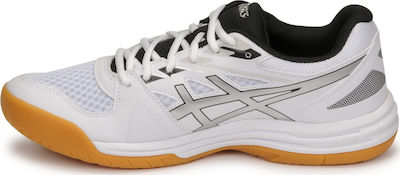 Asics Upcourt 4 Ανδρικά Αθλητικά Παπούτσια Βόλλεϊ Λευκά