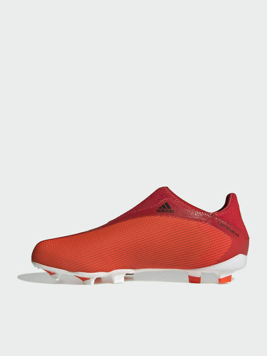 X Speedflow.3 FG Kids Soccer Cleats with Molded Outsole Red / Core Black / Solar Red
