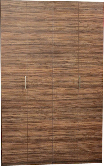Silver KS125 KS125-Alb-Cu Uși Bucătărie Mică cu Chiuvetă Stângă 125x65x209cm Albă cu Uși