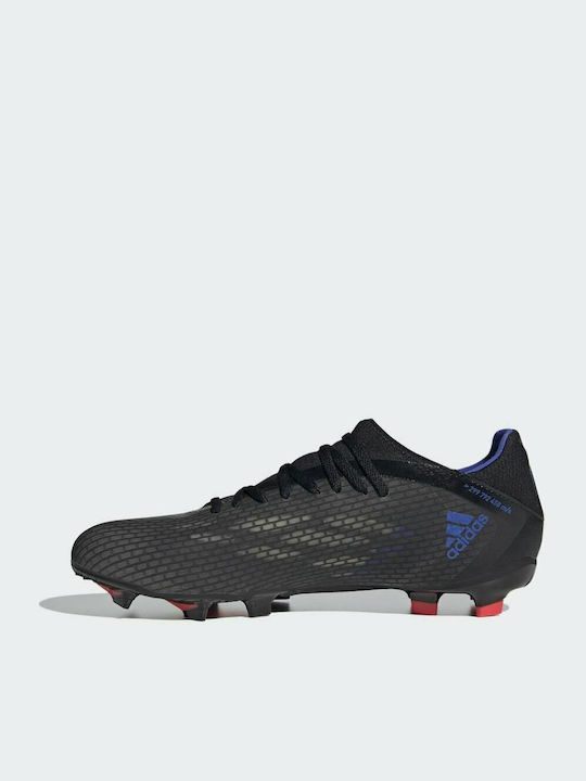 Adidas X Speedflow.3 FG Χαμηλά Ποδοσφαιρικά Παπούτσια με Τάπες Μαύρα