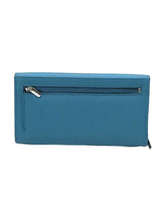 Women's Wallet made of Genuine Leather of Excellent Quality in Blue