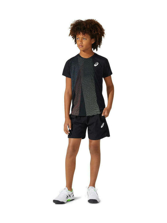 Αθλητικό Παιδικό Σορτς/Βερμούδα Tennis Shorts Μαύρο