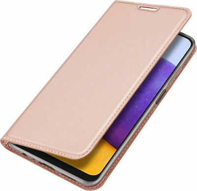 Dux Ducis Skin Pro Book Δερματίνης Ροζ Χρυσό (Galaxy A22 4G)