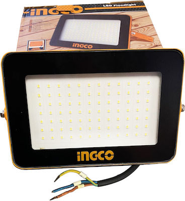 Ingco Waterproof LED Floodlight 50W Cold White 6500K IP65