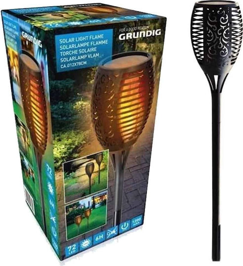 Grundig Spiked Solar Light Traffic light with Photocell IP44 12cmx12cmx77cmcm