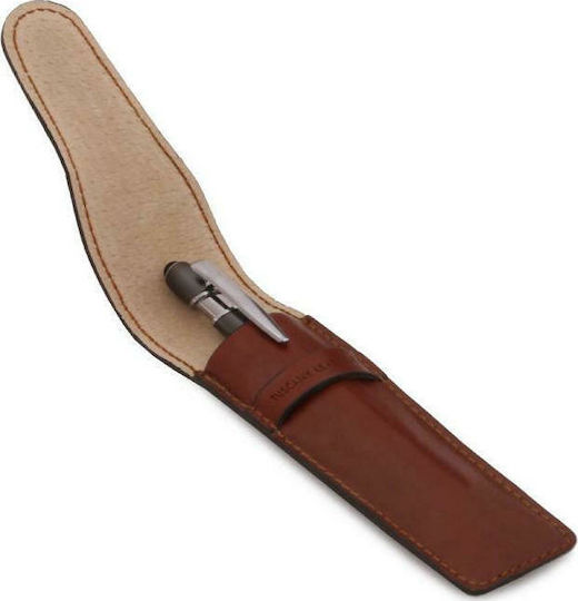 Tuscany Leather Etui Din Piele Pentru 1 Stilou În Culoare Tabac Maro