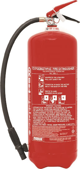 Mobiak Portable Dry Chemical Fire Extinguisher 12kg