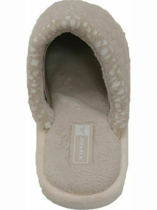 Mitsuko Winter Damen Hausschuhe in Beige Farbe