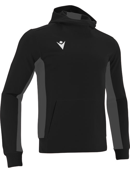Electro Sweatshirt With Hood Black