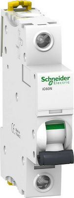 Schneider Electric Acti 9 iC60N 1-Pole Automatic Circuit Breaker 16A 6kA Καμπύλης C A9F74116