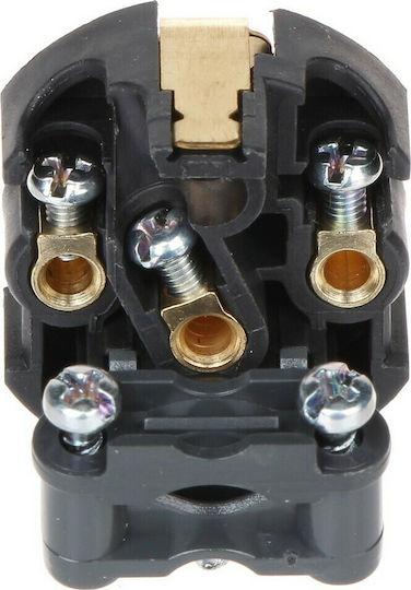 Legrand Male Schuko Plug Black with Rotation