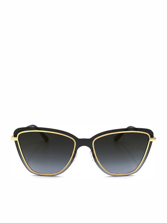 Ted Baker Women's Sunglasses with Brown Metal Frame and Gray Gradient Lens TB1582 401