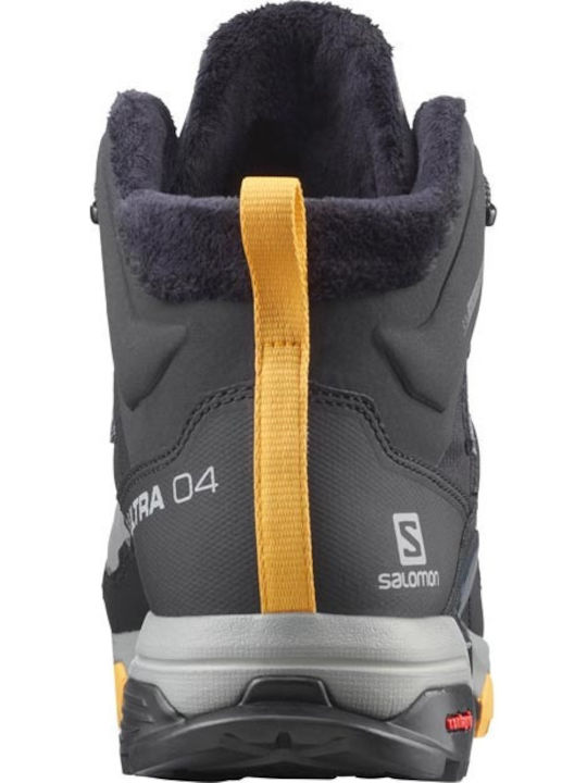 Salomon X Ultra 4 Mid Men's Hiking Boots Quiet Shade Black Warm Apricot