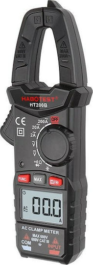 Habotest HT200B Clamp Meter Digital 200A AC True RMS