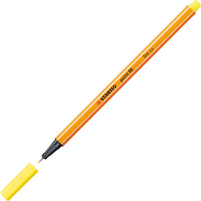 Stabilo Point 88 Μαρκαδόρος Σχεδίου 0.4mm Lemon Yellow 88/24