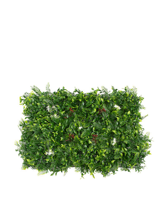 GloboStar Artificial Foliage Panel Ilix-Nanos Fern-Corale-Koufeira 60x40cm