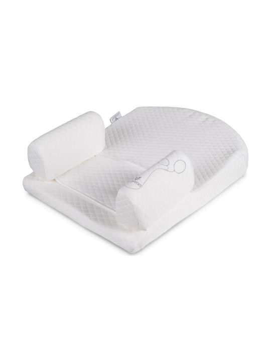 Cangaroo Baby Bed Reducer Pillow Memory Foam Moni White 51x36cm