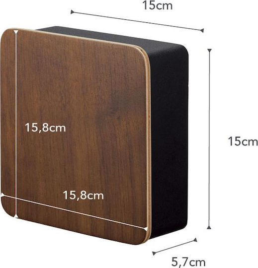 Yamazaki Метална Стенна Ключалка Кафява 5 Места 15.8x5.7x15.8см