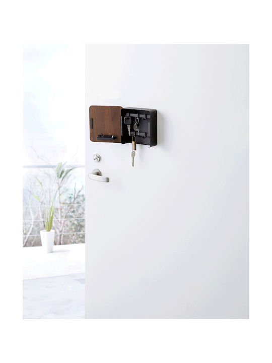 Yamazaki Metallic Wall Key Hook Brown 5 Hooks 15.8x5.7x15.8cm