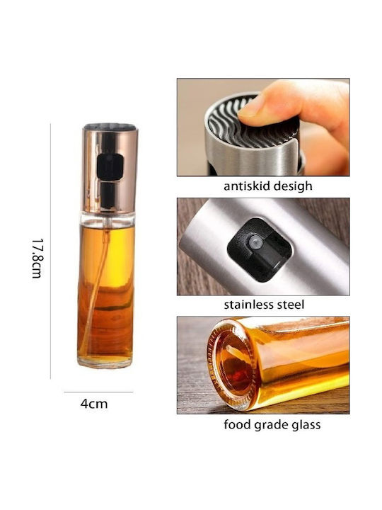 Δοχείο Λαδιού Σπρέι Γυάλινο 100ml