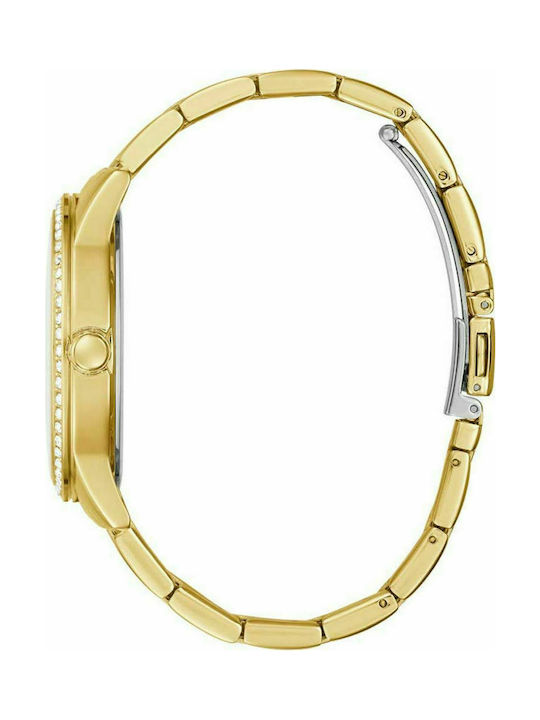 Guess Uhr mit Gelb Metallarmband