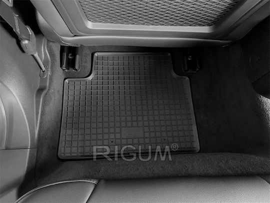 Rigum Set of Front and Rear Mats 4pcs for Alfa Romeo Giulia 2021+ Black