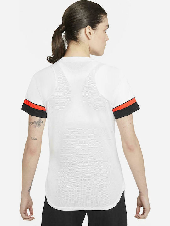 Nike Damen Sportlich T-shirt Dri-Fit Weiß