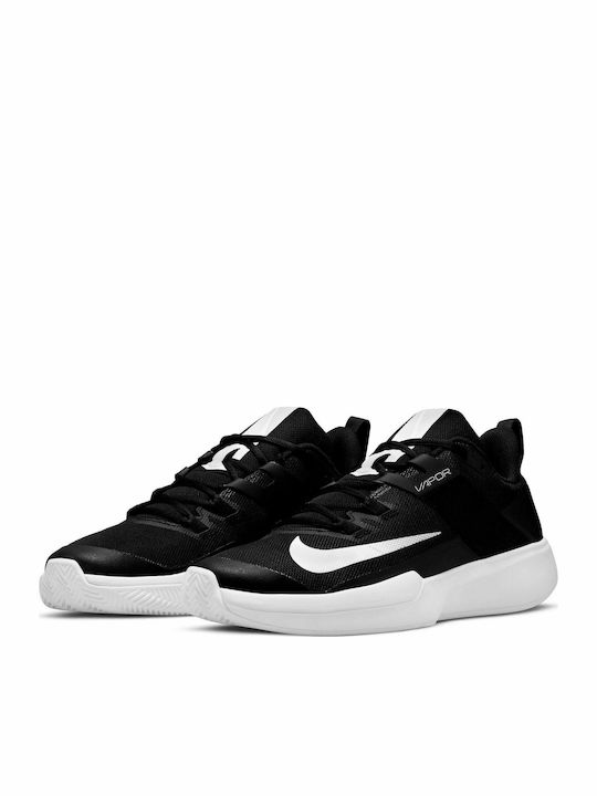 Nike Court Vapor Lite Мъжки Тенис обувки Глинени игрища Черно / Бяло Nike Court Vapor Lite Мъжки Тенис обувки Глинени игрища Черно / Бяло