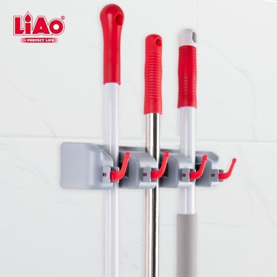 Liao Mop & Broom Holder 87002LMA00GR 1pcs