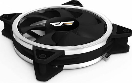 Darkflash DR12 Pro Gehäuselüfter 120mm (1200rpm / 38cfm) mit RGB-Beleuchtung und Verbindung 6-polig