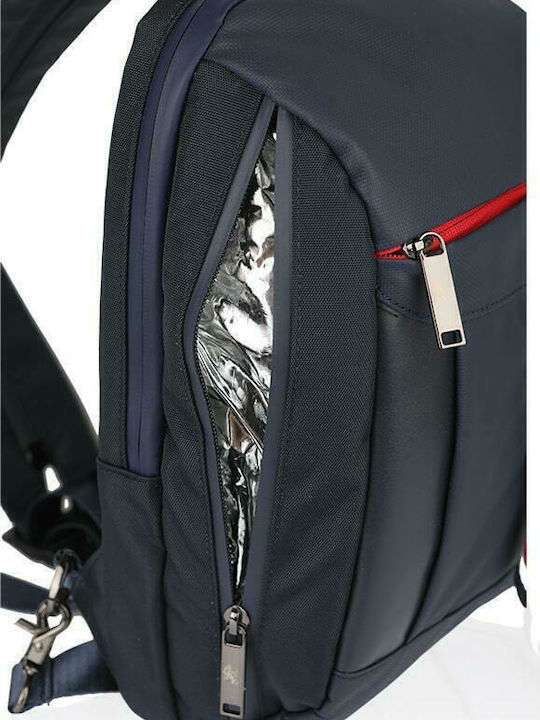 Beverly Hills Polo Club Rucsac Waterproof 7.7lt Albastru Marin
