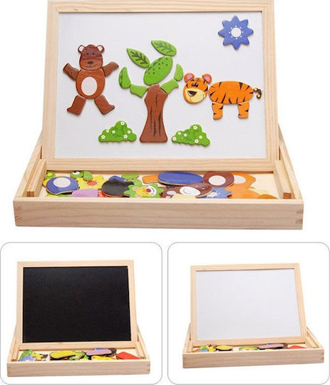Eva Toys Πίνακας Μαγνητικός / Μαυροπίνακας Διπλής Όψης 31x24εκ.