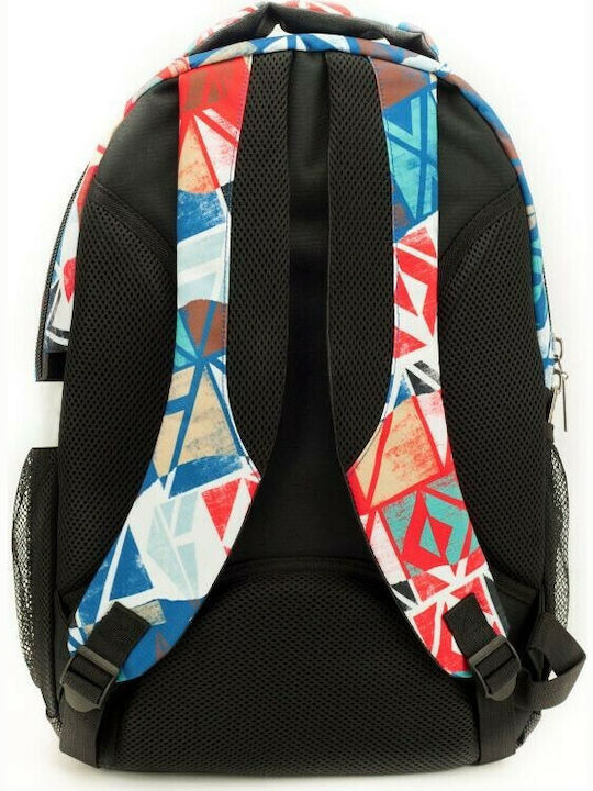 Maui & Sons School Bag Backpack Elementary, Elementary Multicolour with Water Bottle Holder 30Liters