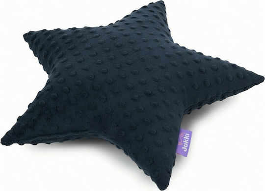 Jukki Dekokissen für Wiege Minky Schwarz 40x40cm 703-0515-3202