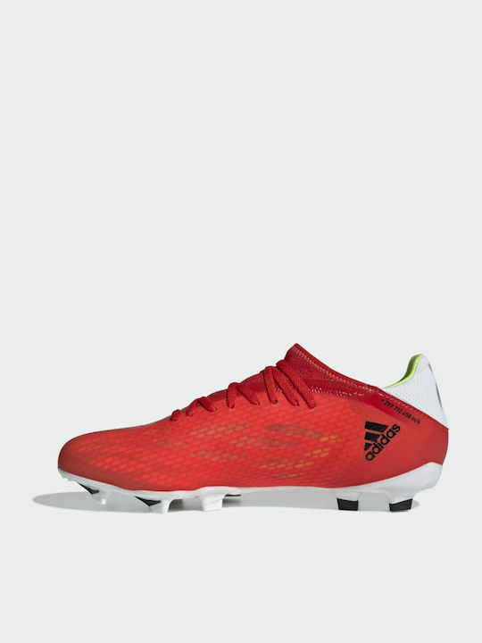 Adidas X Speedflow.3 FG Χαμηλά Ποδοσφαιρικά Παπούτσια με Τάπες Κόκκινα