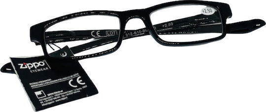Zippo Reading Glasses +2.50 Black 31Z-B10-BLK250