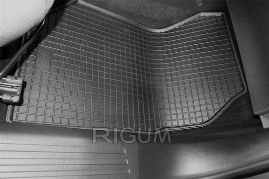 Rigum Σετ Μπροστινά και Πίσω Πατάκια 4τμχ για Peugeot 2008 Citroen C4 2008 Μαύρα