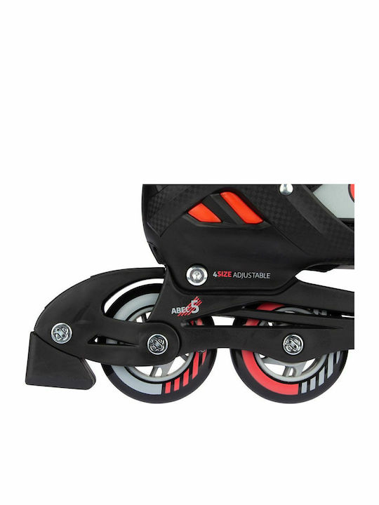 Nijdam Combo "Red Raider" Inline Αυξομειούμενα Rollers Πολύχρωμα Παιδικά