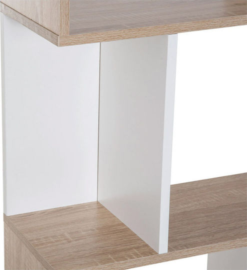 Βιβλιοθήκη Λευκό 60x24x148εκ.