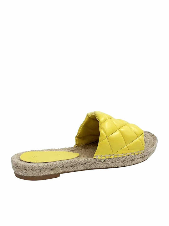 Salvora Pat Sandale Casual Damă De Piele Galbene