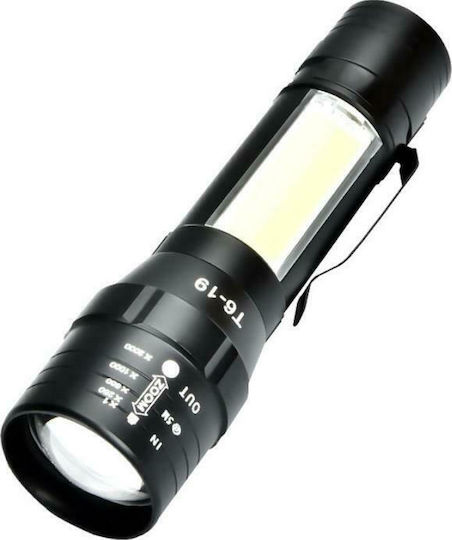 Rechargeable Flashlight LED Waterproof Dual Function