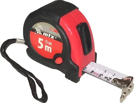 MTX Maßband mit automatischem Rücklauf und Magnet 16mm x 3m