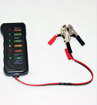 Rolinger AU-TO-3223 Αναλογικό Battery Tester με Κροκοδειλάκια