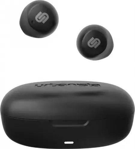 Urbanista Lisbon In-Ear Bluetooth-Freisprecheinrichtung Kopfhörer mit Ladeetui Schwarz