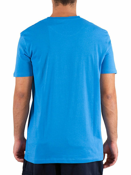 Tom Tailor Herren T-Shirt Kurzarm Blau